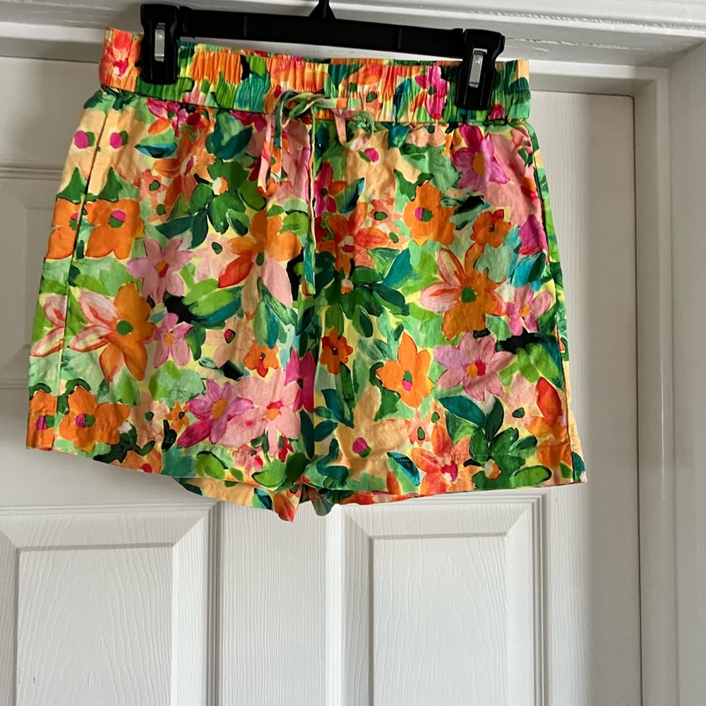 Sanctuary elastic stretch Waist Floral Women's Shorts - Multicolor